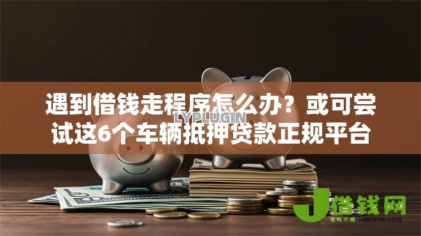 遇到借钱走程序怎么办？或可尝试这6个车辆抵押贷款正规平台