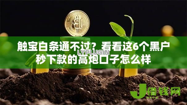 触宝白条通不过?看看这6个黑户秒下款的高炮口子怎么样 触宝白条通不过?看看这6个黑户秒下款的高炮口子怎么样