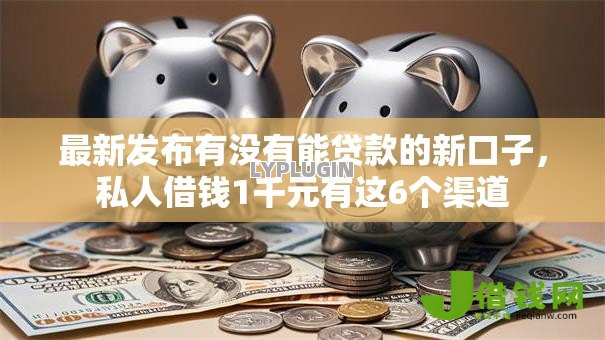 最新发布有没有能贷款的新口子,私人借钱1千元有这6个渠道 最新发布有没有能贷款的新口子,私人借钱1千元有这6个渠道