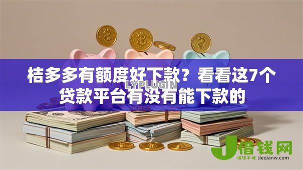 桔多多有额度好下款？看看这7个贷款平台有没有能下款的