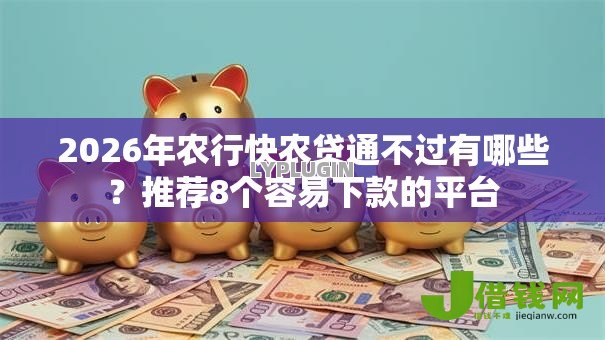 2026年农行快农贷通不过有哪些？推荐8个容易下款的平台