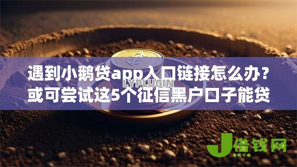 遇到小鹅贷app入口链接怎么办?或可尝试这5个征信黑户口子能贷款 遇到小鹅贷app入口链接怎么办?或可尝试这5个征信黑户口子能贷款