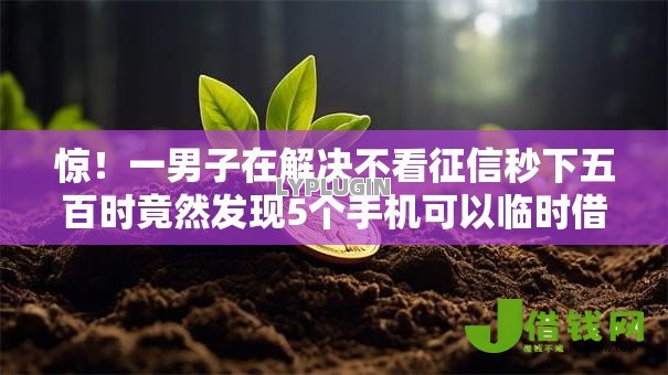 惊!一男子在解决不看征信秒下五百时竟然发现5个手机可以临时借钱的平台,事后分享了出来 惊!一男子在解决不看征信秒下五百时竟然发现5个手机可以临时借钱的平台,事后分享了出来