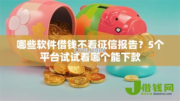 哪些软件借钱不看征信报告?5个平台试试看哪个能下款 哪些软件借钱不看征信报告?5个平台试试看哪个能下款