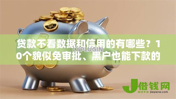 贷款不看数据和信用的有哪些?10个貌似免审批、黑户也能下款的口子合集 贷款不看数据和信用的有哪些?10个貌似免审批、黑户也能下款的口子合集
