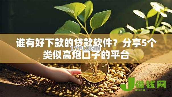 谁有好下款的贷款软件？分享5个类似高炮口子的平台