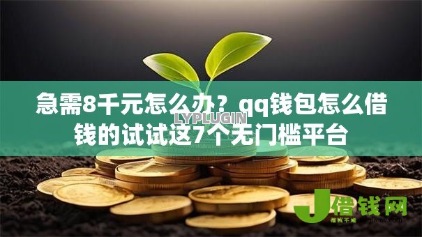 急需8千元怎么办？qq钱包怎么借钱的试试这7个无门槛平台