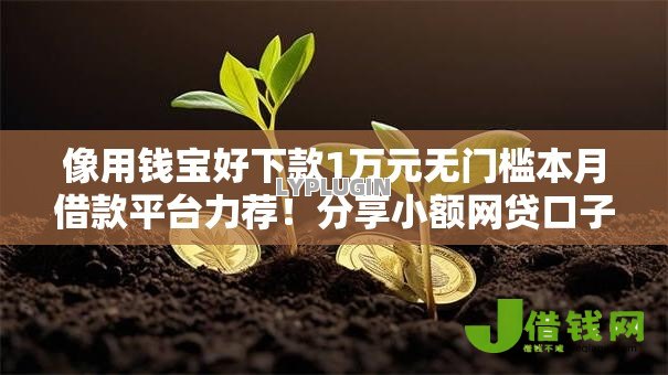 像用钱宝好下款1万元无门槛本月借款平台力荐！分享小额网贷口子1万元无门槛借款