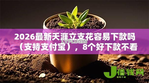 2026最新天涯立支花容易下款吗(支持支付宝),8个好下款不看征信的网贷平台无私分享 2026最新天涯立支花容易下款吗(支持支付宝),8个好下款不看征信的网贷平台无私分享