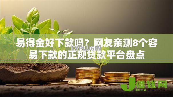 易得金好下款吗？网友亲测8个容易下款的正规贷款平台盘点