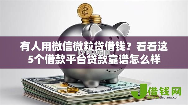 有人用微信微粒贷借钱?看看这5个借款平台贷款靠谱怎么样 有人用微信微粒贷借钱?看看这5个借款平台贷款靠谱怎么样