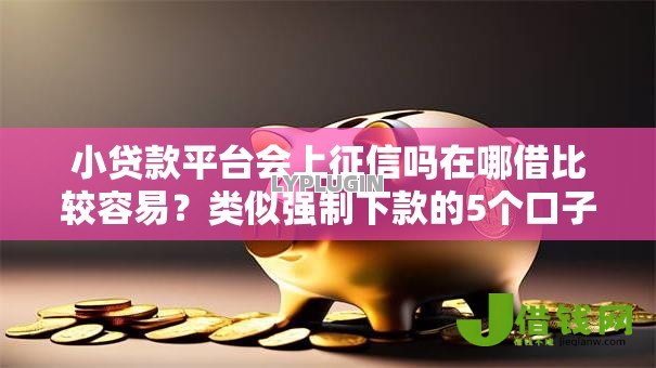 小贷款平台会上征信吗在哪借比较容易?类似强制下款的5个口子参考 小贷款平台会上征信吗在哪借比较容易?类似强制下款的5个口子参考