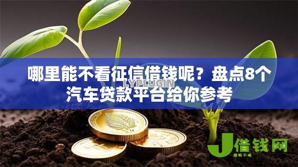 哪里能不看征信借钱呢?盘点8个汽车贷款平台给你参考 哪里能不看征信借钱呢?盘点8个汽车贷款平台给你参考