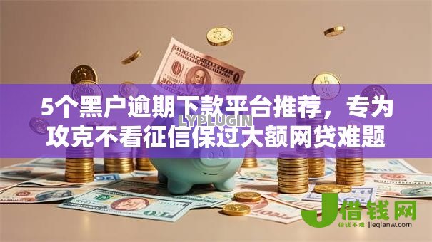 5个黑户逾期下款平台推荐，专为攻克不看征信保过大额网贷难题