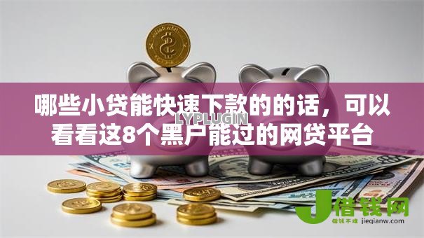 哪些小贷能快速下款的的话,可以看看这8个黑户能过的网贷平台 哪些小贷能快速下款的的话,可以看看这8个黑户能过的网贷平台