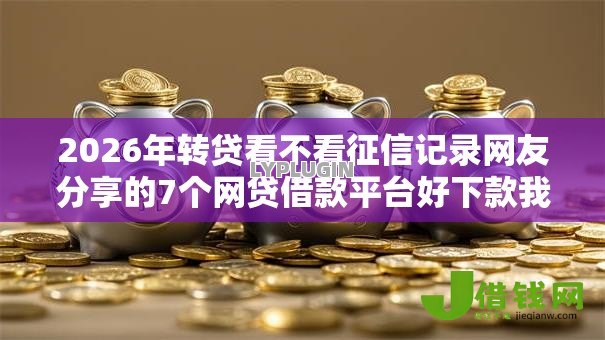 2026年转贷看不看征信记录网友分享的7个网贷借款平台好下款我觉得不错！