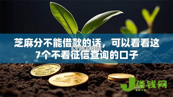 芝麻分不能借款的话,可以看看这7个不看征信查询的口子 芝麻分不能借款的话,可以看看这7个不看征信查询的口子