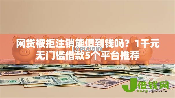 网贷被拒注销能借到钱吗？1千元无门槛借款5个平台推荐