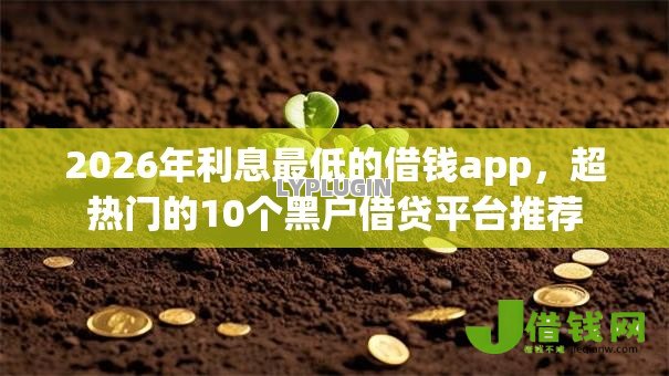 2026年利息最低的借钱app,超热门的10个黑户借贷平台推荐 2026年利息最低的借钱app,超热门的10个黑户借贷平台推荐