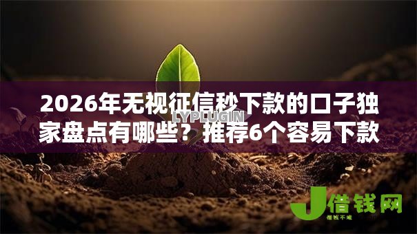 2026年无视征信秒下款的口子独家盘点有哪些?推荐6个容易下款的平台 2026年无视征信秒下款的口子独家盘点有哪些?推荐6个容易下款的平台