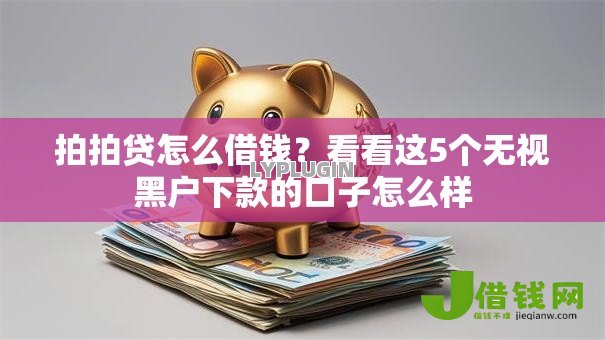 拍拍贷怎么借钱？看看这5个无视黑户下款的口子怎么样
