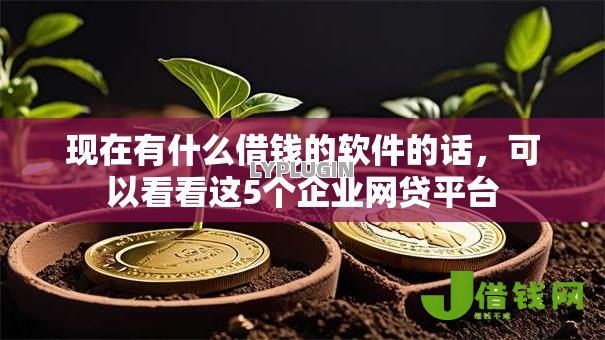 现在有什么借钱的软件的话，可以看看这5个企业网贷平台