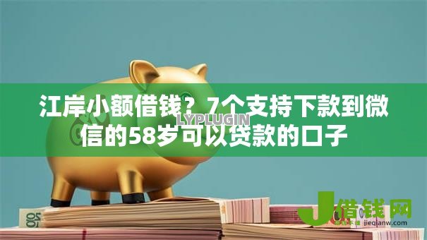 江岸小额借钱?7个支持下款到微信的58岁可以贷款的口子 江岸小额借钱?7个支持下款到微信的58岁可以贷款的口子