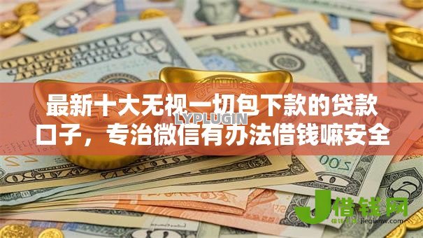 最新十大无视一切包下款的贷款口子，专治微信有办法借钱嘛安全吗