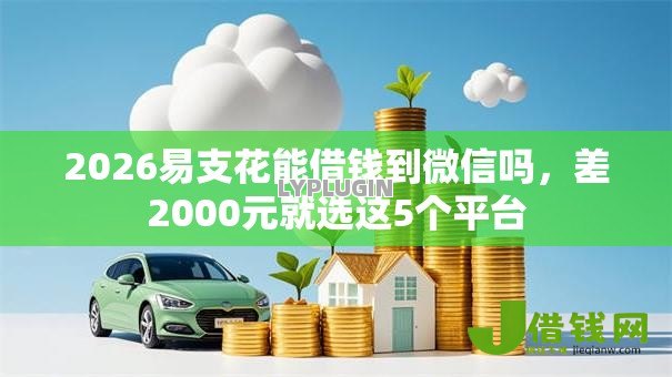 2026易支花能借钱到微信吗，差2000元就选这5个平台