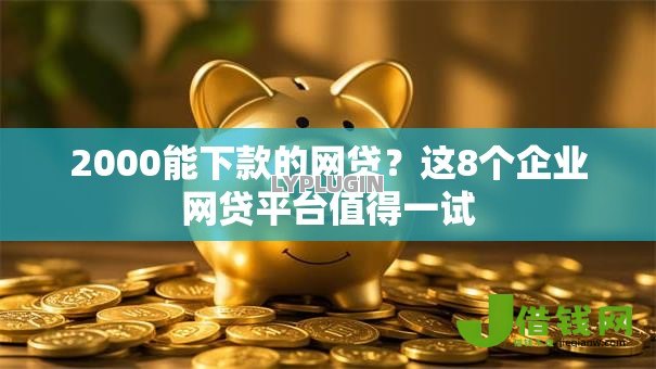 2000能下款的网贷?这8个企业网贷平台值得一试 2000能下款的网贷?这8个企业网贷平台值得一试