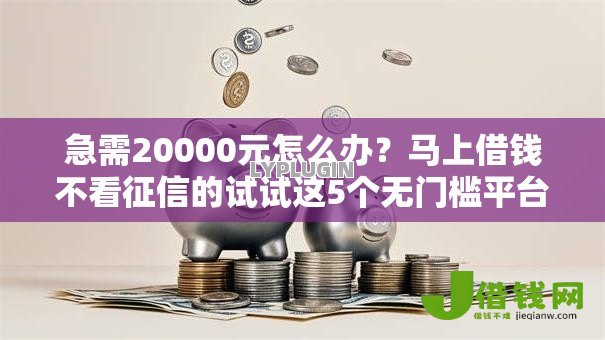 急需20000元怎么办?马上借钱不看征信的试试这5个无门槛平台 急需20000元怎么办?马上借钱不看征信的试试这5个无门槛平台