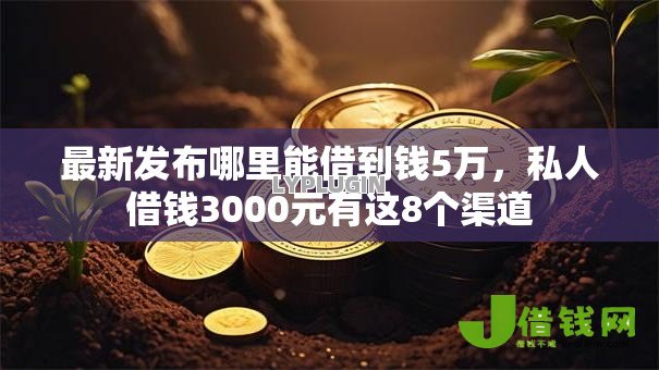 最新发布哪里能借到钱5万，私人借钱3000元有这8个渠道