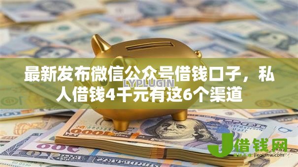 最新发布微信公众号借钱口子，私人借钱4千元有这6个渠道