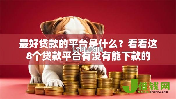 最好贷款的平台是什么？看看这8个贷款平台有没有能下款的
