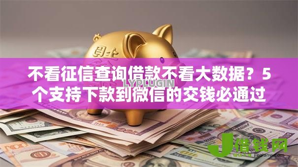 不看征信查询借款不看大数据?5个支持下款到微信的交钱必通过的借钱平台 不看征信查询借款不看大数据?5个支持下款到微信的交钱必通过的借钱平台