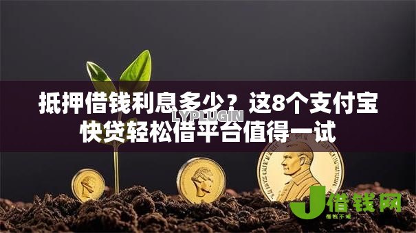 抵押借钱利息多少?这8个支付宝快贷轻松借平台值得一试 抵押借钱利息多少?这8个支付宝快贷轻松借平台值得一试