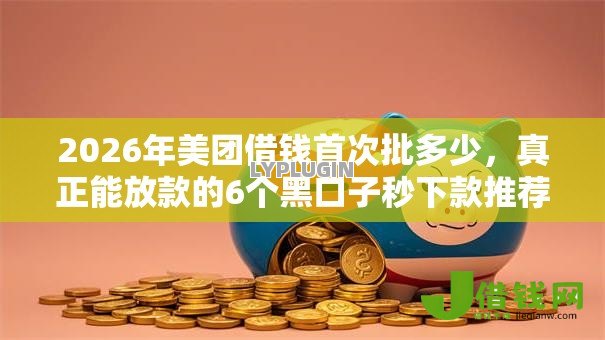 2026年美团借钱首次批多少，真正能放款的6个黑口子秒下款推荐