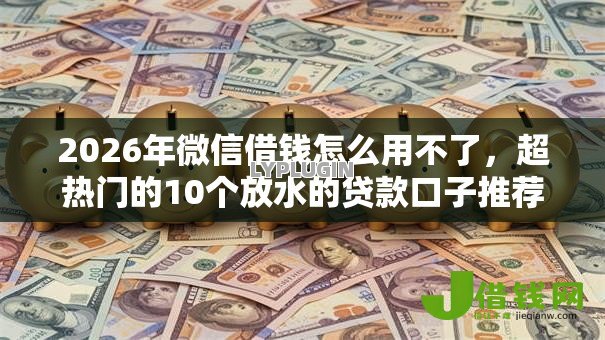 2026年微信借钱怎么用不了,超热门的10个放水的贷款口子推荐 2026年微信借钱怎么用不了,超热门的10个放水的贷款口子推荐