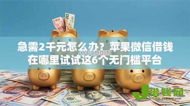 急需2千元怎么办？苹果微信借钱在哪里试试这6个无门槛平台