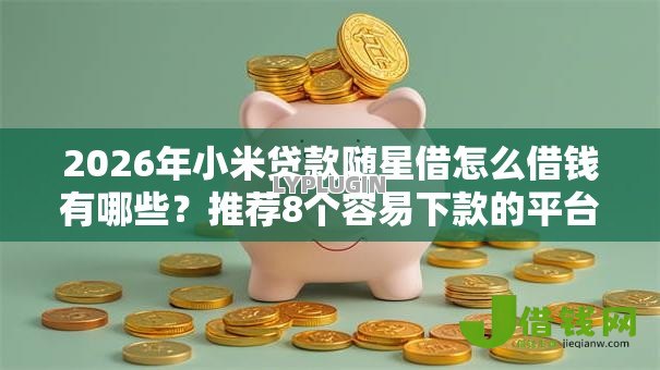 2026年小米贷款随星借怎么借钱有哪些？推荐8个容易下款的平台