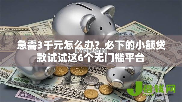急需3千元怎么办?必下的小额贷款试试这6个无门槛平台 急需3千元怎么办?必下的小额贷款试试这6个无门槛平台