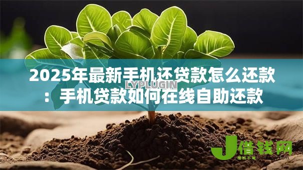 2025年最新手机还贷款怎么还款：手机贷款如何在线自助还款