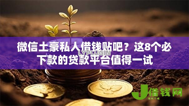 微信土豪私人借钱贴吧?这8个必下款的贷款平台值得一试 微信土豪私人借钱贴吧?这8个必下款的贷款平台值得一试