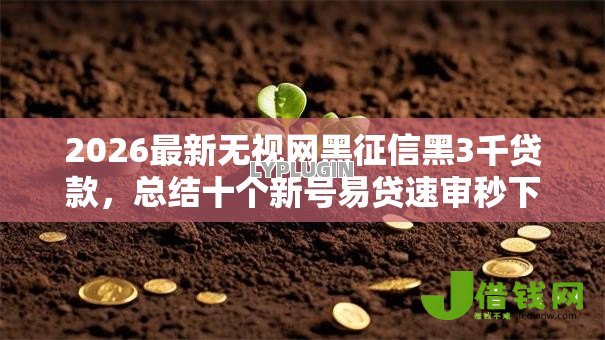 2026最新无视网黑征信黑3千贷款,总结十个新号易贷速审秒下款口子! 2026最新无视网黑征信黑3千贷款,总结十个新号易贷速审秒下款口子!