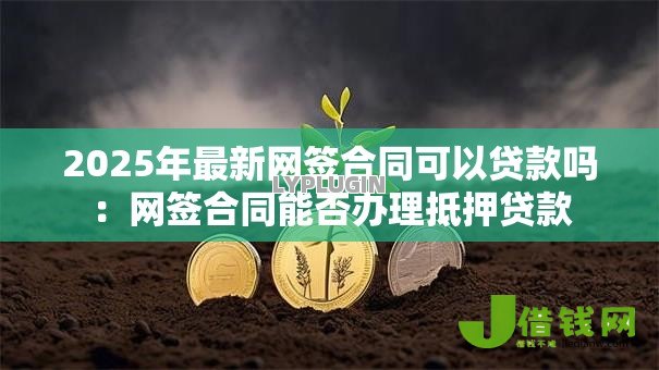 2025年最新网签合同可以贷款吗：网签合同能否办理抵押贷款