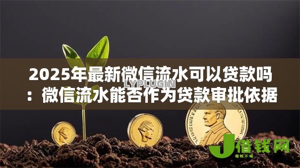 2025年最新微信流水可以贷款吗:微信流水能否作为贷款审批依据 2025年最新微信流水可以贷款吗:微信流水能否作为贷款审批依据