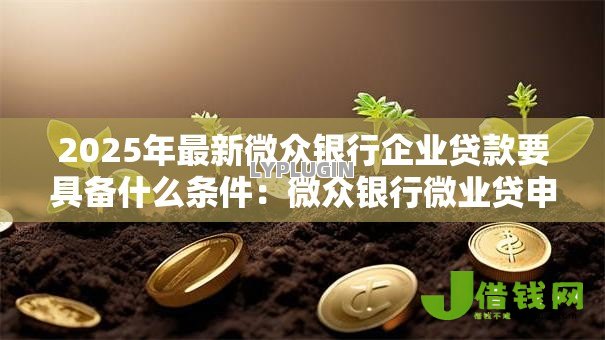2025年最新微众银行企业贷款要具备什么条件:微众银行微业贷申请有哪些硬性要求 2025年最新微众银行企业贷款要具备什么条件:微众银行微业贷申请有哪些硬性要求