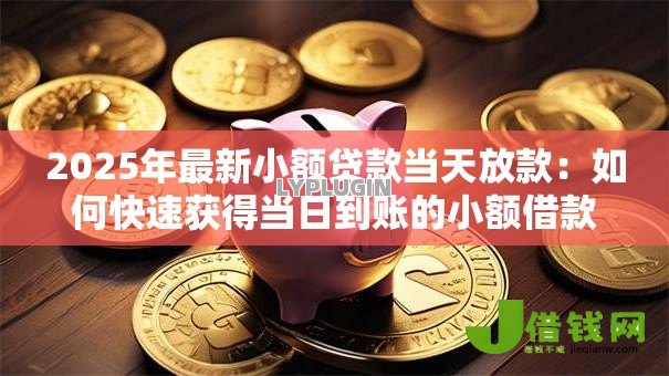 2025年最新小额贷款当天放款:如何快速获得当日到账的小额借款 2025年最新小额贷款当天放款:如何快速获得当日到账的小额借款