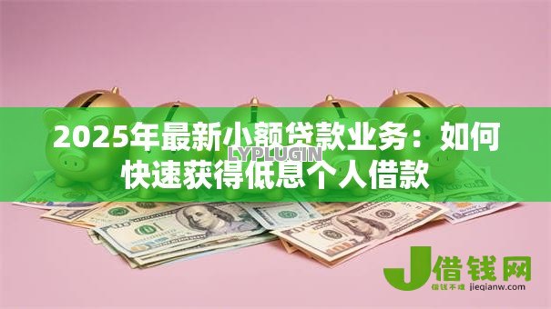 2025年最新小额贷款业务:如何快速获得低息个人借款 2025年最新小额贷款业务:如何快速获得低息个人借款