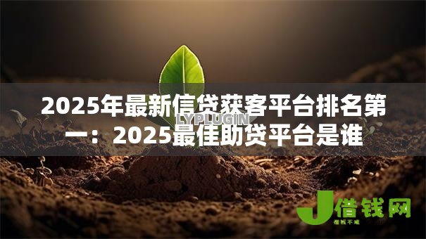 2025年最新信贷获客平台排名第一：2025最佳助贷平台是谁